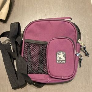 Vintage Crossbody Purple Crossbody Outdoor/ Travel Bag